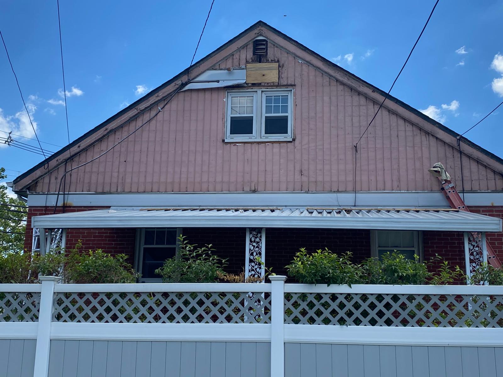 Siding before